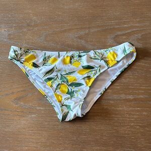 Lemon Print Bikini Bottom
